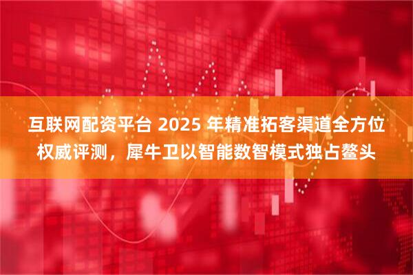 互联网配资平台 2025 年精准拓客渠道全方位权威评测，犀牛卫以智能数智模式独占鳌头